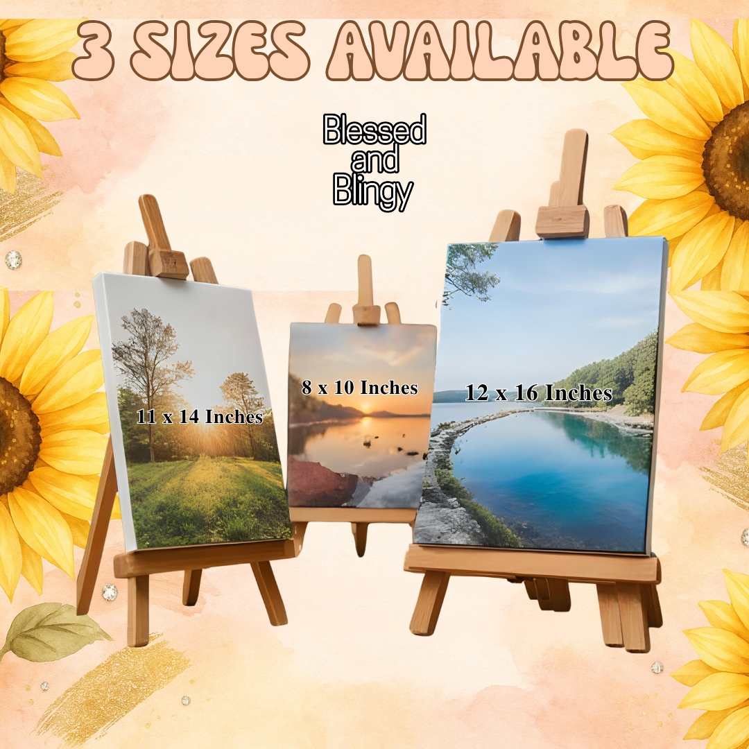 Serenity in a Sunflower Field β DIY Canvas Painting Kit for Relaxation & Self Care