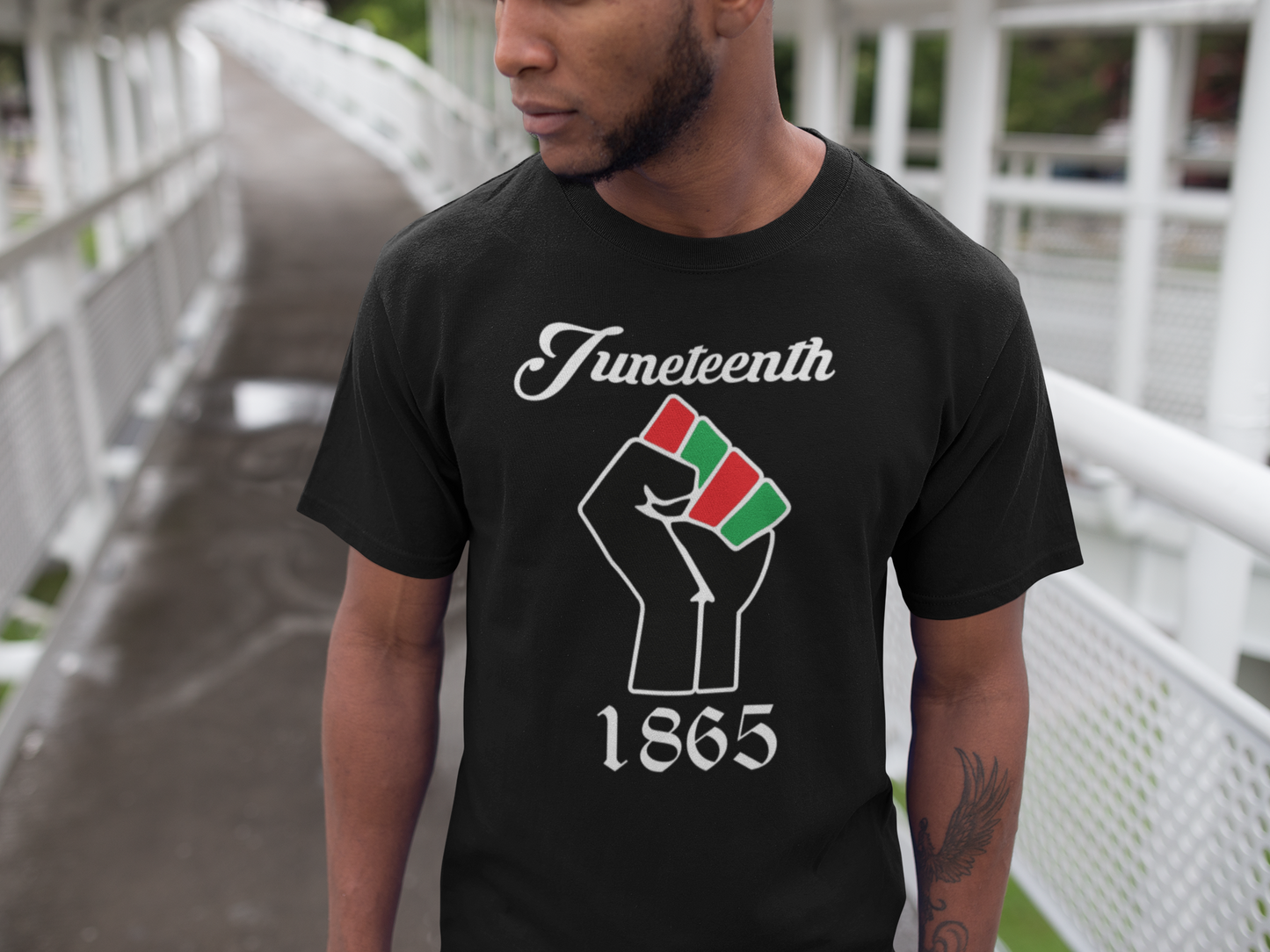 Juneteenth 1865 Raised Fist Unisex T-Shirt