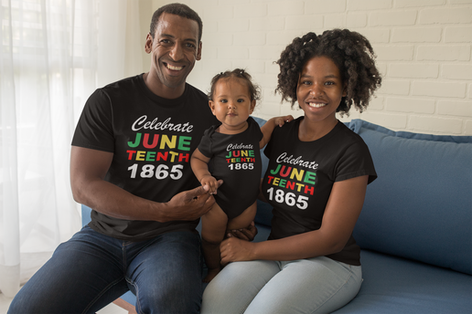Celebrate Juneteenth 1865 Matching Family T-Shirts, Black History T-Shirt